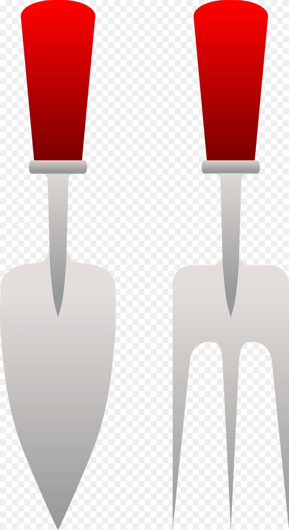Gardening Trowel And Fork Clipart, Cutlery, Device, Blade, Dagger Free Png