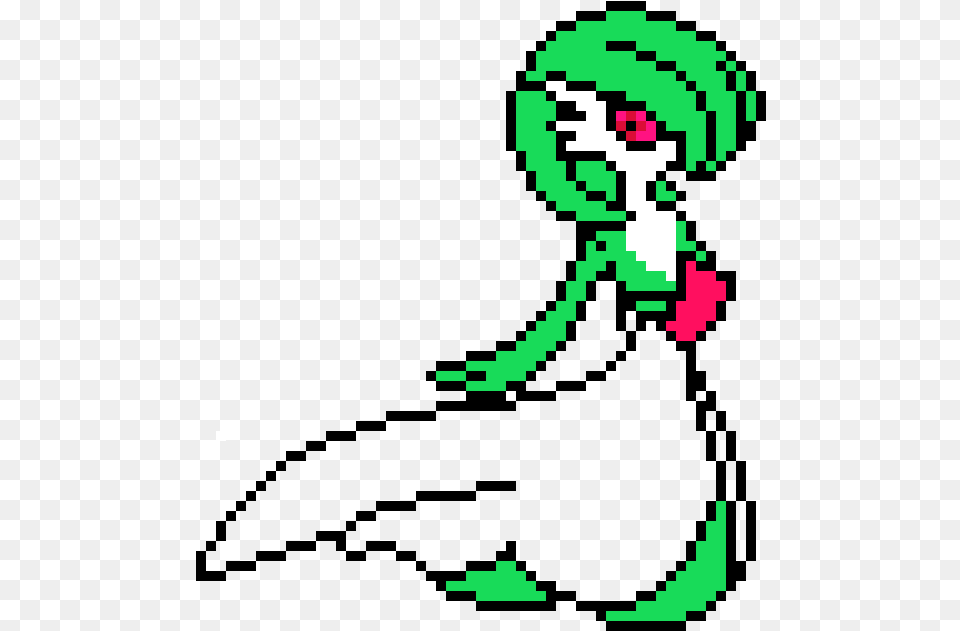 Gardevoir Pixel Art Pokemon Gardevoir, Qr Code Free Png