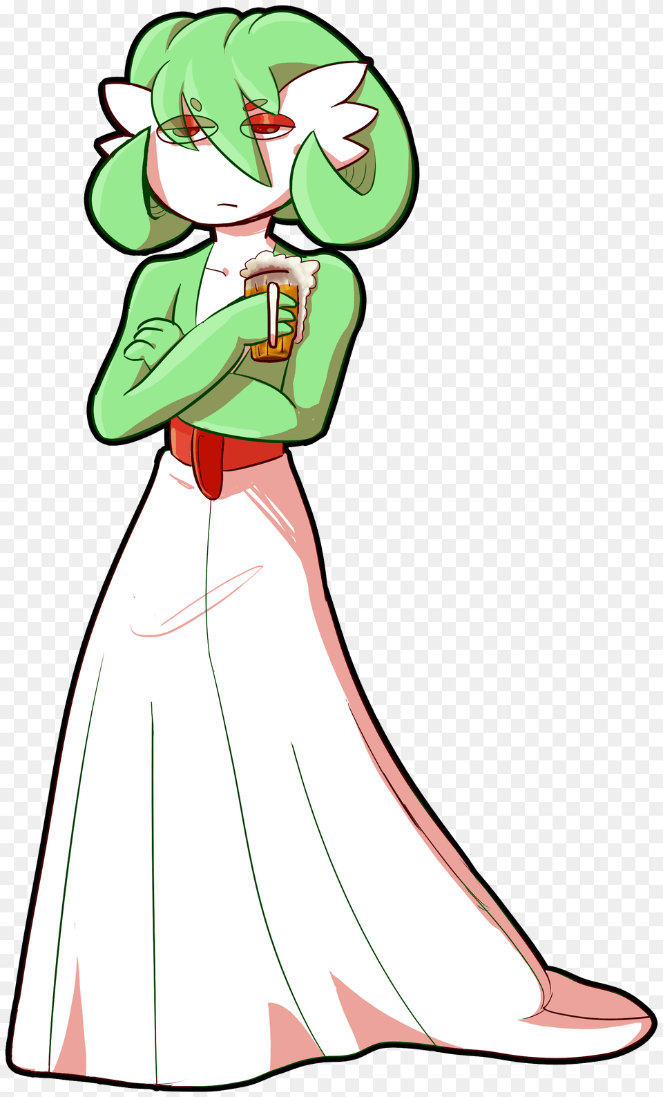 Gardevoir Pogchamp Cartoon, Dress, Clothing, Fashion, Gown Free Png