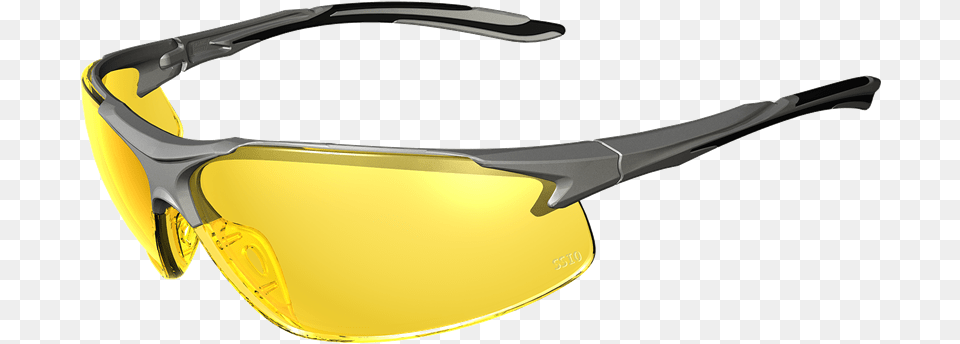 Gardwell Grey Frame Yellow Lens Glasses Plastic, Accessories, Goggles, Sunglasses Free Png