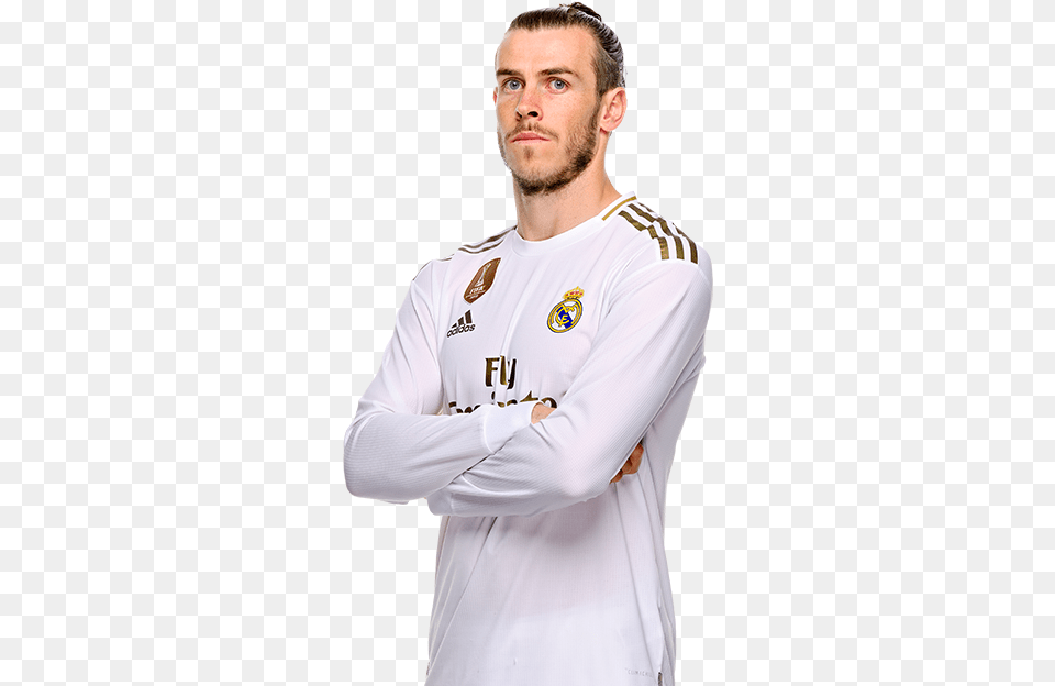 Garet Frenk Bejl Bale Real Madrid, Clothing, Sleeve, Shirt, Long Sleeve Free Png