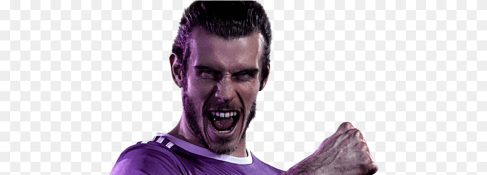 Gareth Bale 2017 Render, Angry, Face, Head, Person Free Transparent Png