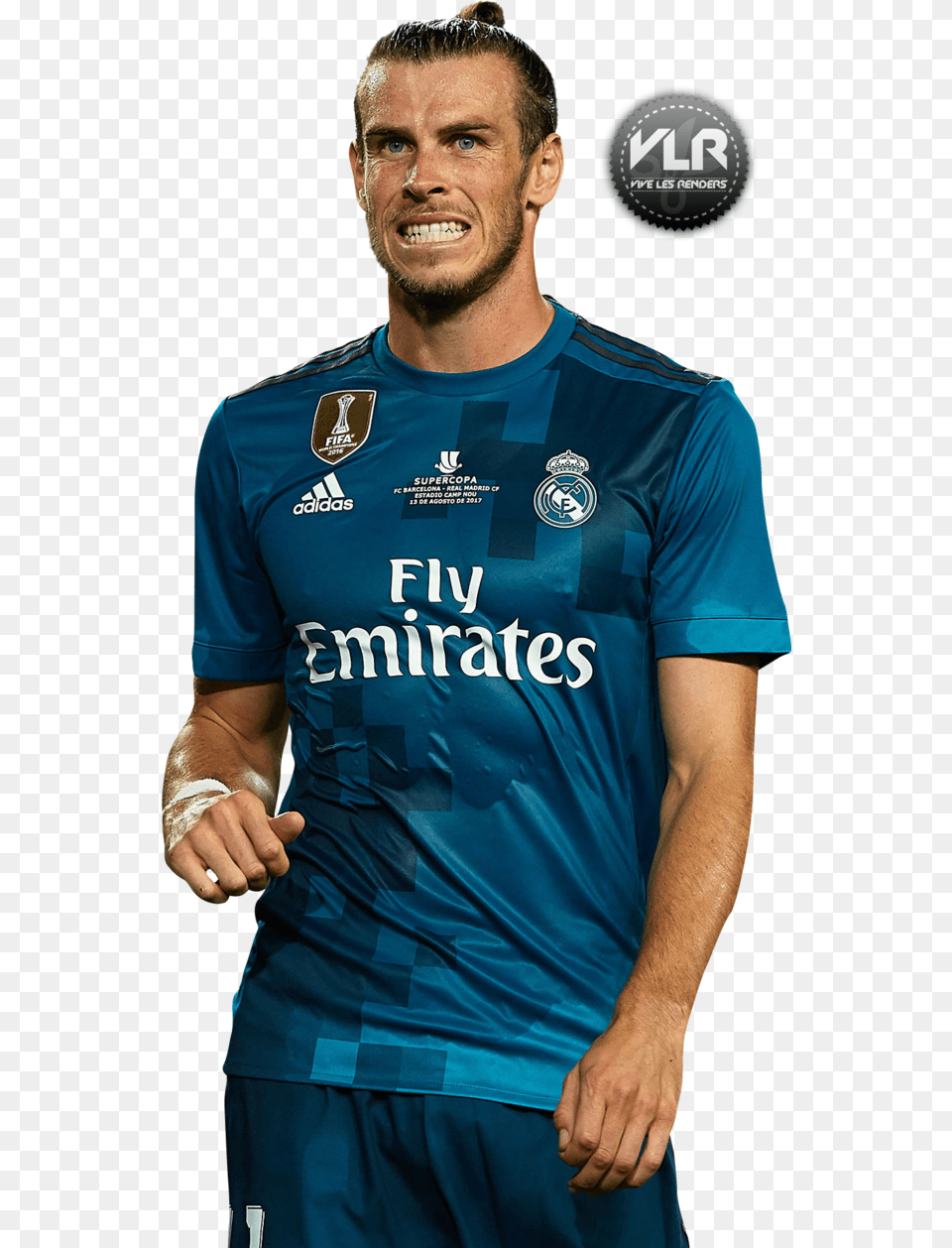 Gareth Bale Front Autographed Real Madrid 2016 17 Away, Adult, Person, Man, Male Free Transparent Png