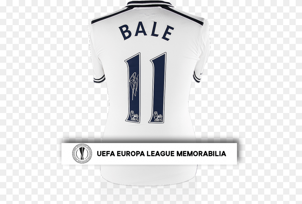 Gareth Bale Official Uefa Europa League Signed Tottenham, Clothing, Shirt, T-shirt, Jersey Png Image