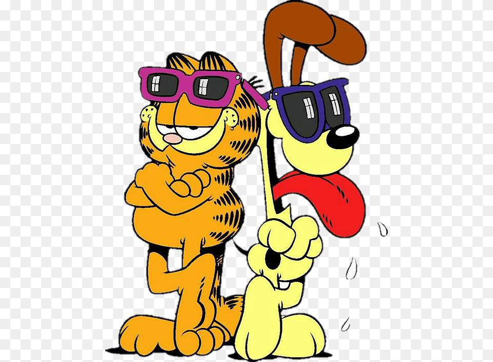 Garfield And Odie Cartoon Garfield And Odie, Accessories, Sunglasses, Baby, Person Free Transparent Png