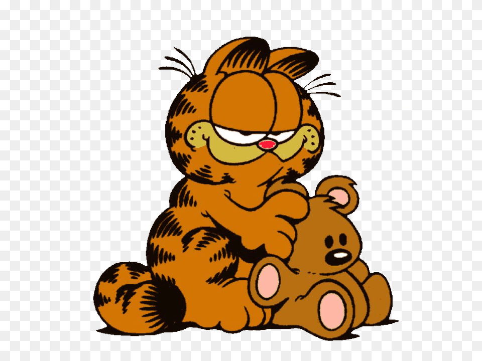 Garfield And Pet, Cartoon Png Image