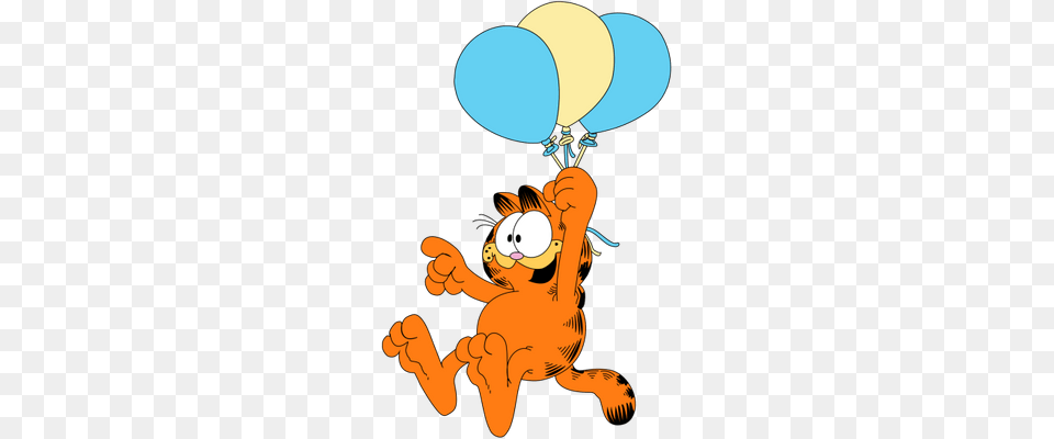 Garfield Balloons Transparent, Balloon, Cartoon, Baby, Person Free Png