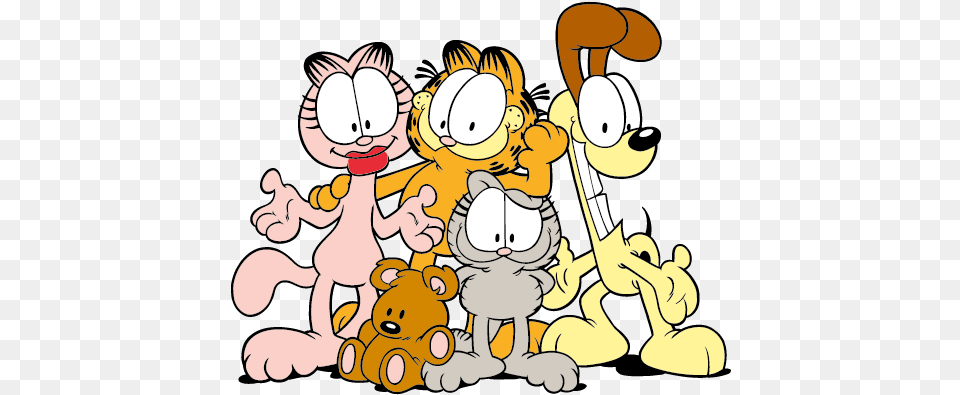 Garfield Garfield And Friends, Cartoon, Baby, Face, Head Free Png