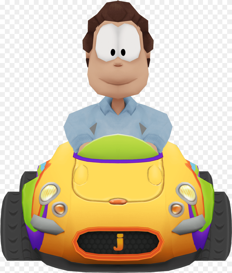 Garfield Kart Artwork Jon Ghoul, Baby, Face, Head, Person Png Image