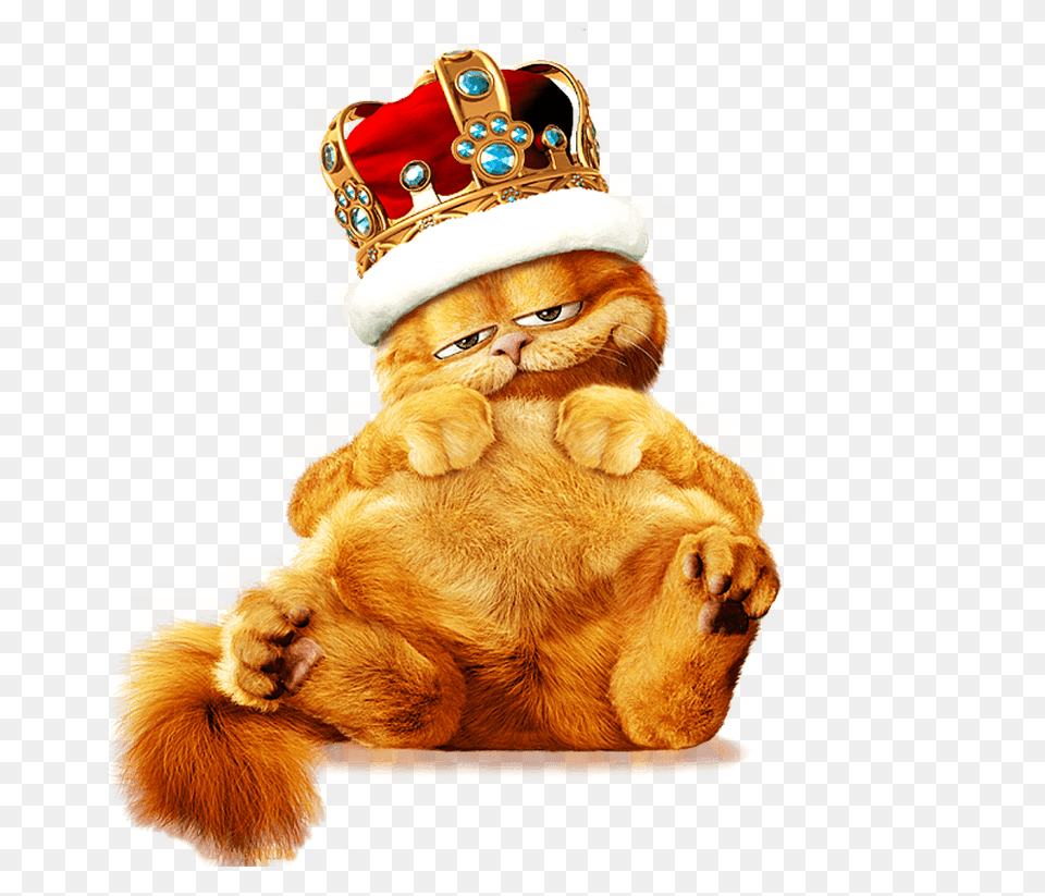 Garfield King, Accessories, Jewelry, Crown, Face Free Png Download