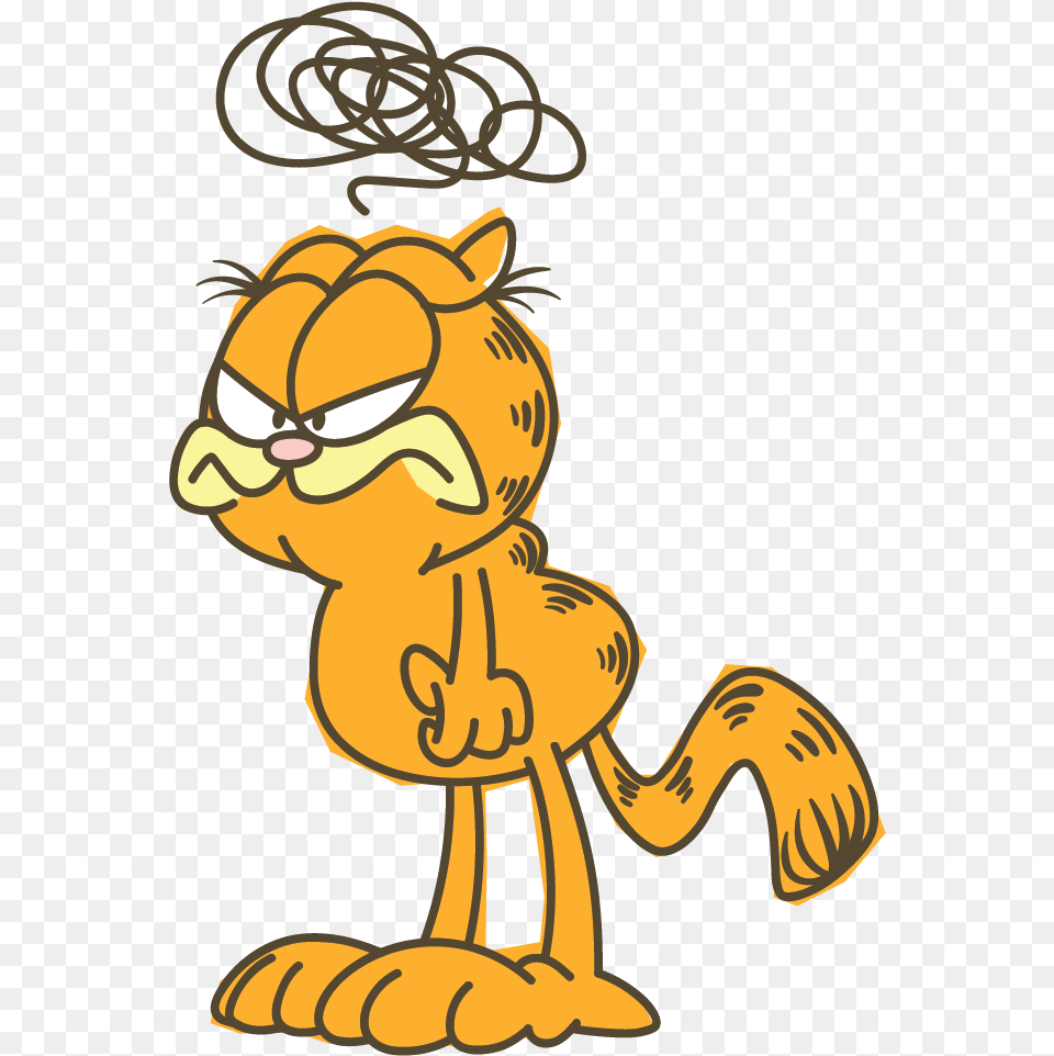 Garfield Line Messaging Sticker Garfield Stickers, Cartoon, Baby, Person, Animal Png