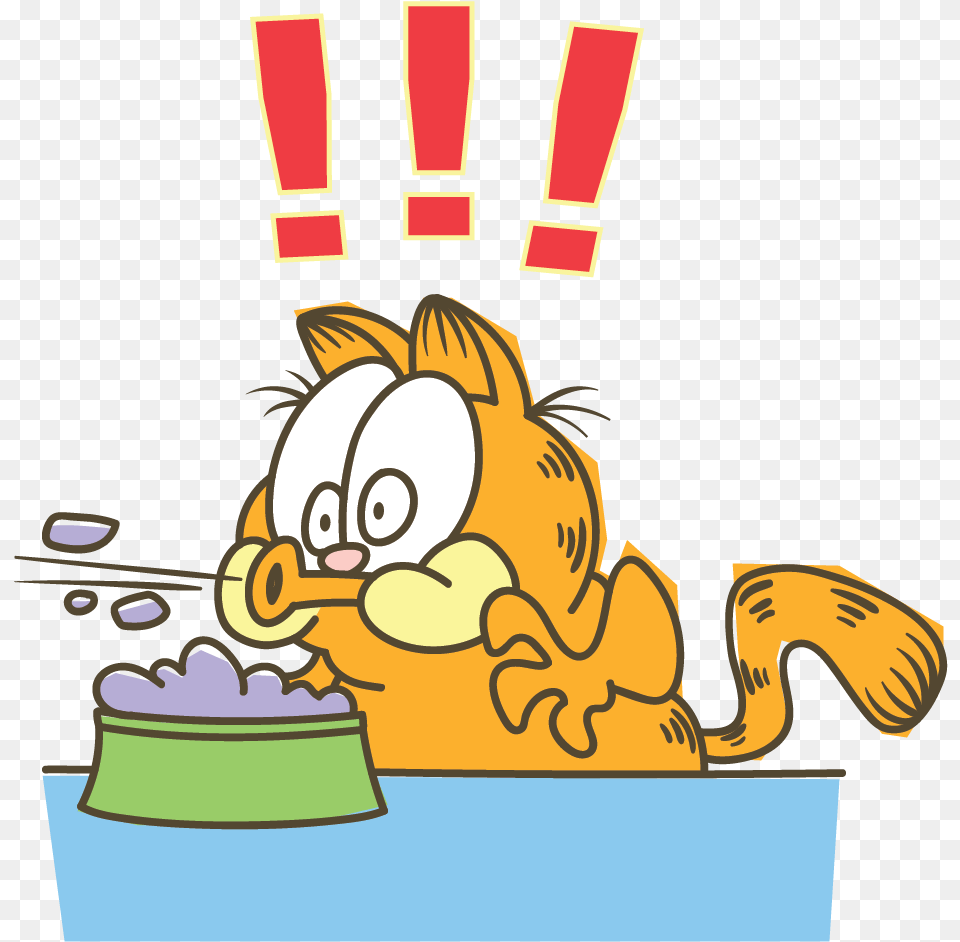 Garfield Line Stickers Bare Tree Media Garfield Line Stickers Garfield, Cartoon, Book, Comics, Publication Free Transparent Png