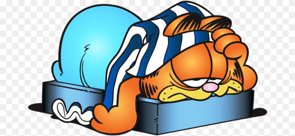 Garfield Nesty Lack Of Sleep Cartoon Free Transparent Png