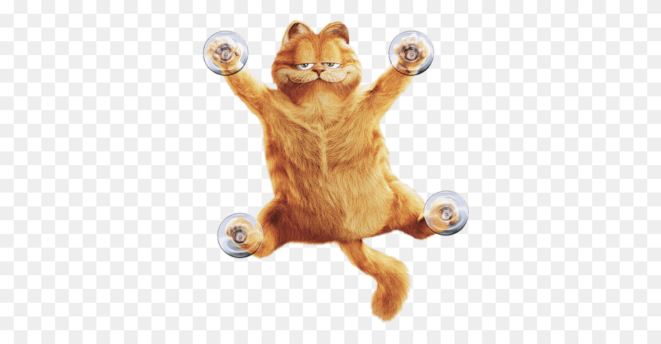 Garfield On A Window, Electronics, Hardware, Animal, Cat Free Png Download