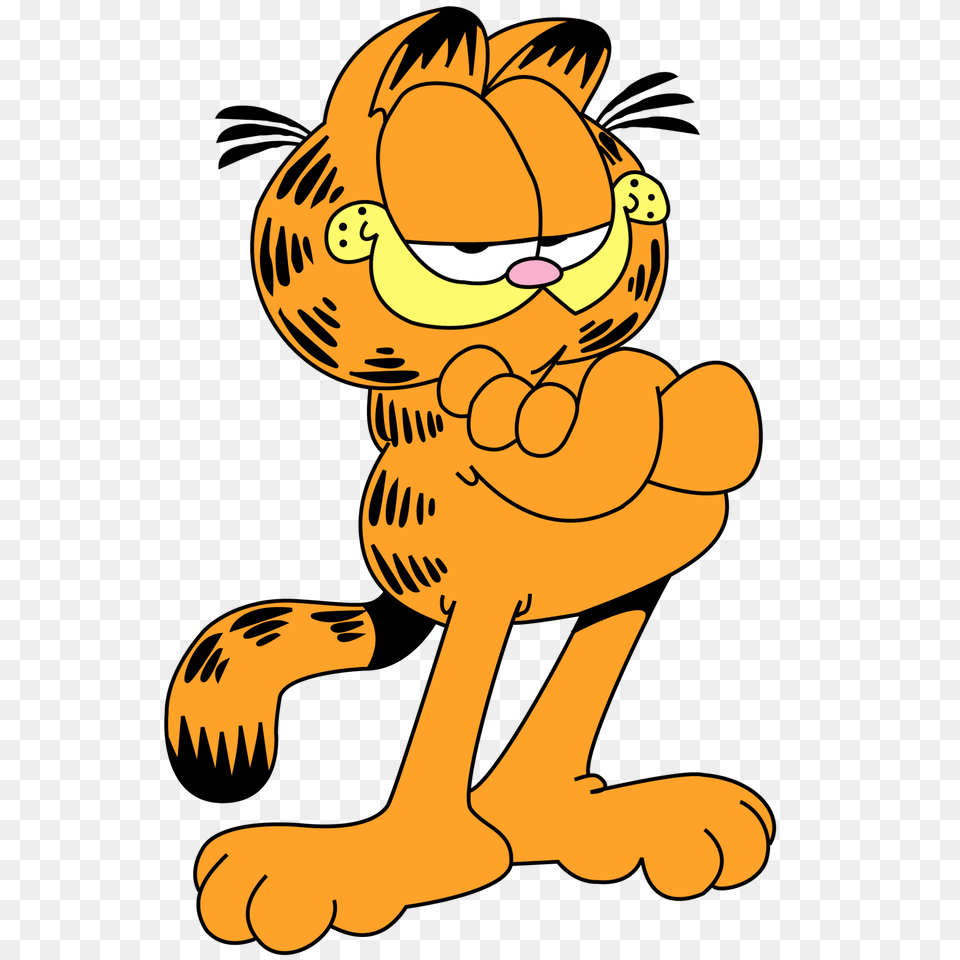 Garfield Proud, Cartoon, Baby, Person Png Image
