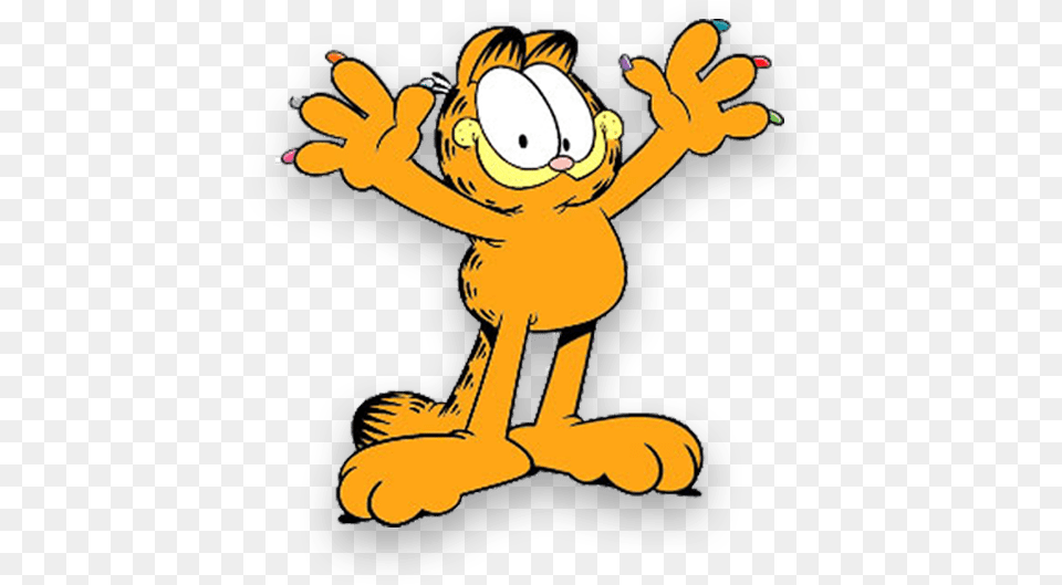 Garfield Soft Claws Claw, Cartoon, Baby, Person, Face Png Image
