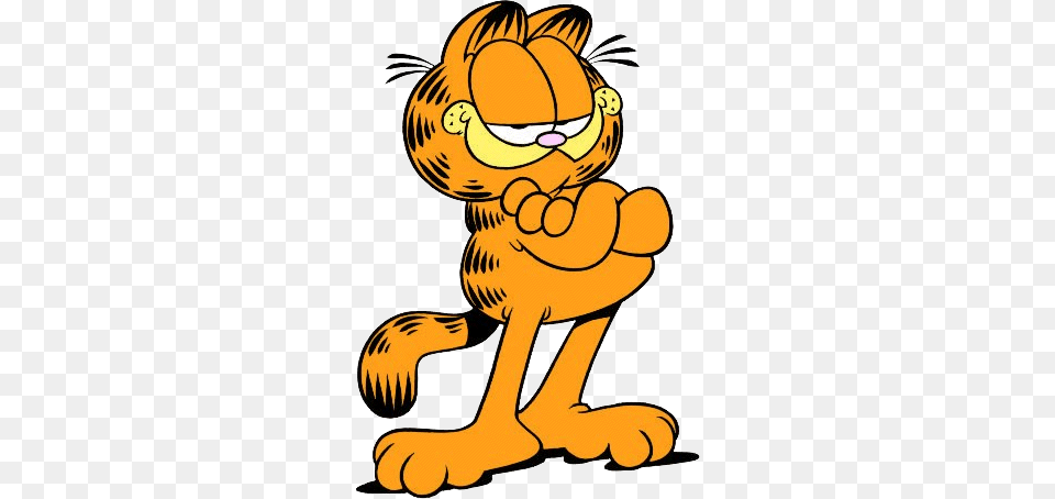 Garfield Standing, Cartoon Free Png Download