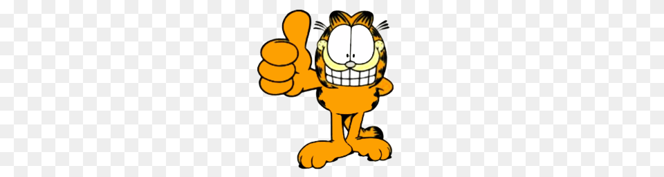 Garfield Thumb Up, Cartoon, Body Part, Hand, Person Free Png Download