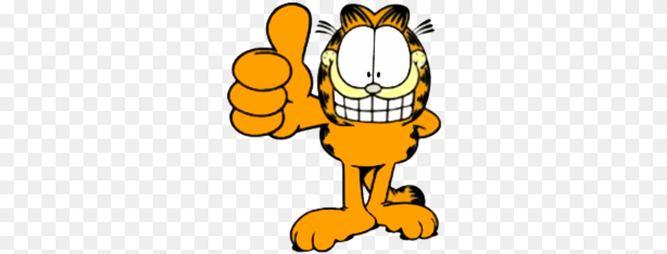 Garfield Thumb Up Transparent Transparente Garfield, Plush, Toy Free Png Download