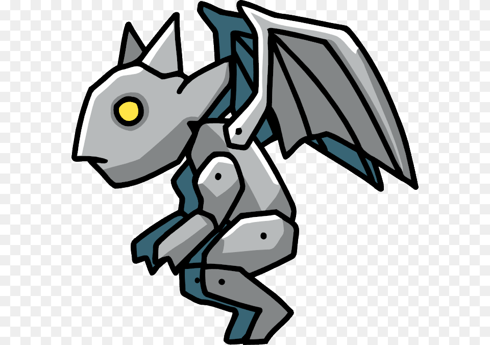 Gargoyle Clipart Side View Mythical Creatures In Scribblenauts Remix, Accessories, Art, Ornament, Animal Free Png Download