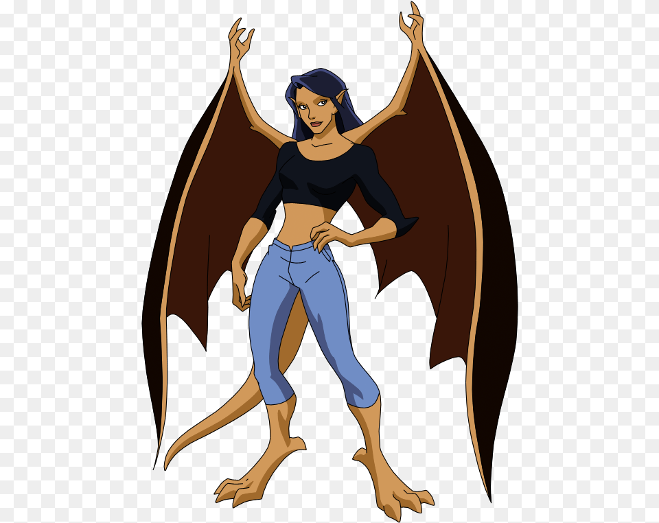 Gargoyle Elisa By Spiedyfan D6eaujc Gargoyles Cartoon Demona, Adult, Person, Woman, Female Png Image