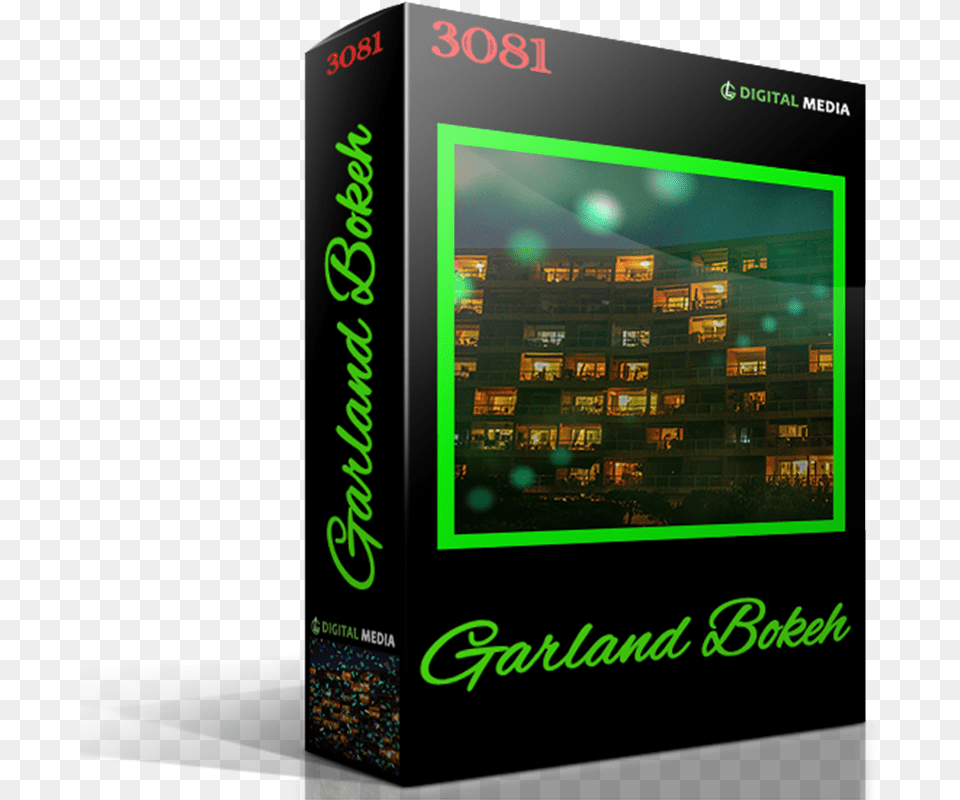 Garland Bokeh Overlay, Advertisement Png