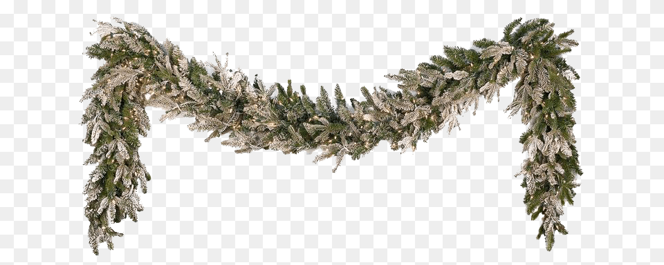 Garland Christmas Snow, Nature, Outdoors, Weather, Ice Png Image