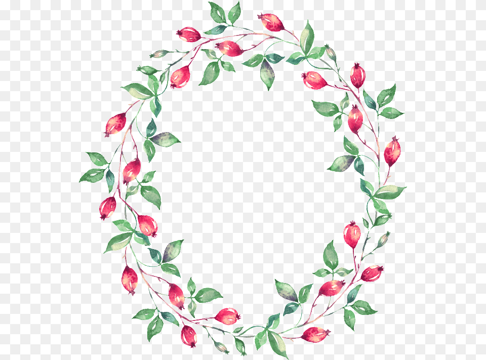 Garland Decoration Material Floral Wreath Watercolor Quotes, Art, Floral Design, Graphics, Pattern Png Image