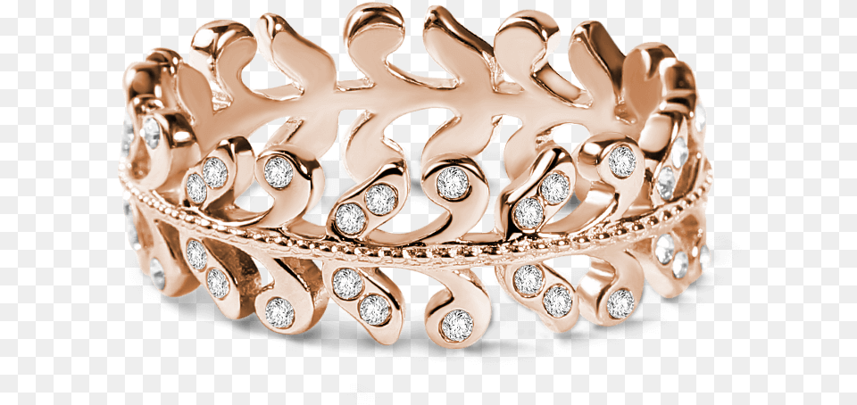Garland Ring Rose Gold Bracelet, Accessories, Jewelry, Diamond, Gemstone Free Transparent Png