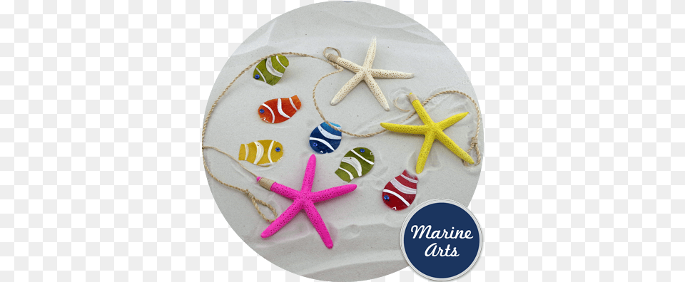 Garland Sea Star U0026 Fish Marine Arts Wholesale Shells Starfish, Birthday Cake, Cake, Cream, Dessert Free Png