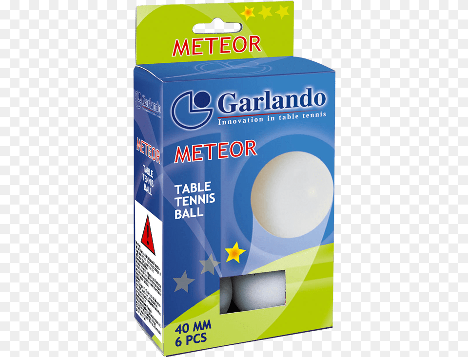 Garlando Meteor Table Tennis Balls White 40 Mm Regulation Png