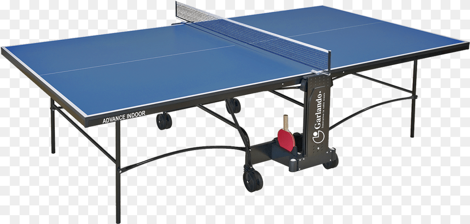 Garlando Tavolo Ping Pong Advance Indoor Blu Con Ruote, Ping Pong, Sport Free Transparent Png