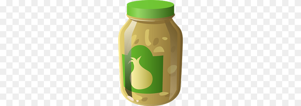 Garlic Jar, Food, Relish, Bottle Free Png Download