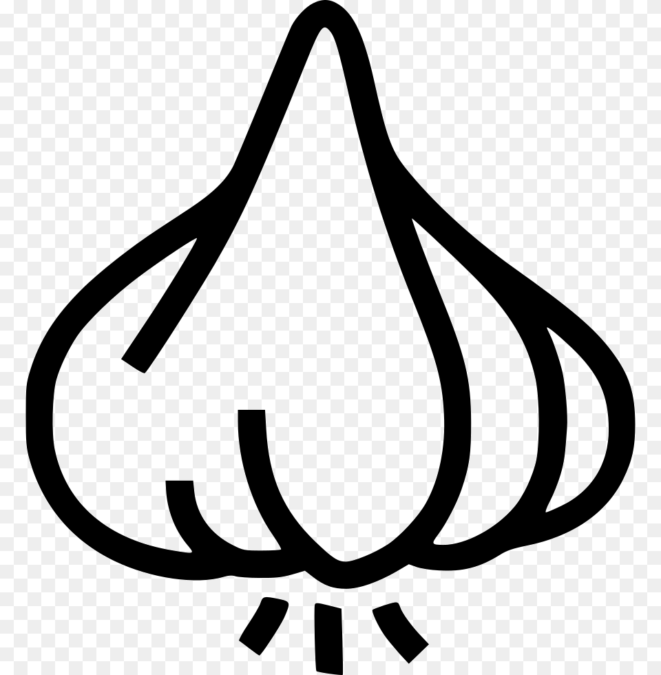 Garlic, Stencil, Sticker, Bow, Weapon Png