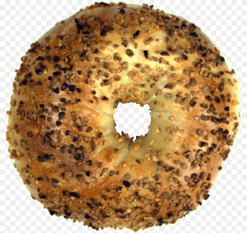 Garlic And Onion Bagel, Bread, Food Png Image