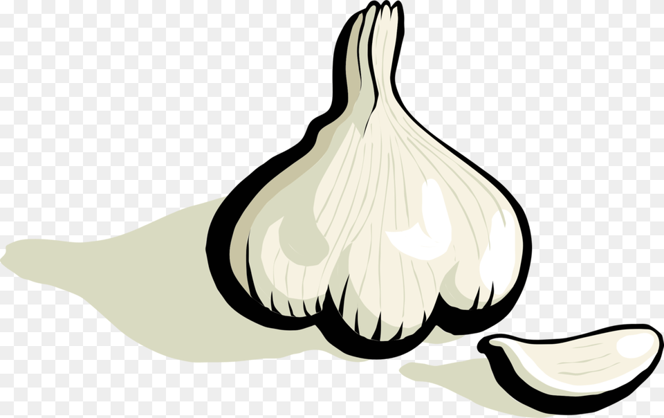 Garlic Bread Clove Garlic Breath Vegetable, Food, Produce, Plant, Animal Png Image