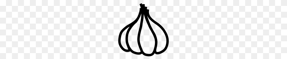 Garlic Icons Noun Project, Gray Free Transparent Png