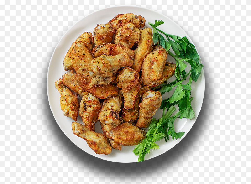Garlic Parmesan Chicken Wings Stuffed Zucchini Recipe, Food, Fried Chicken, Plate, Meal Free Transparent Png