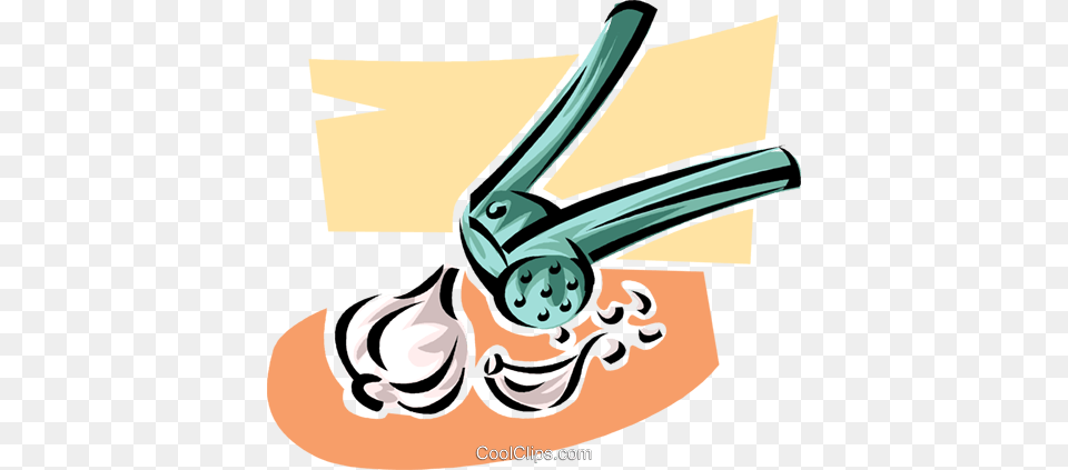 Garlic Press Royalty Vector Clip Art Illustration, Device Png