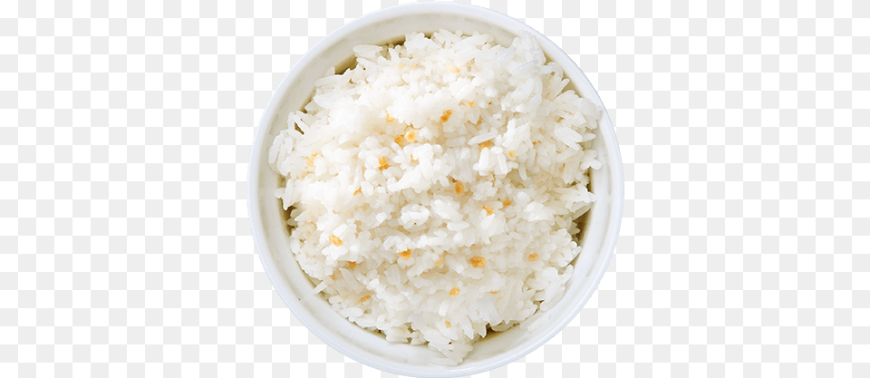 Garlic Rice Rice Bowl Top View, Food, Grain, Produce Png