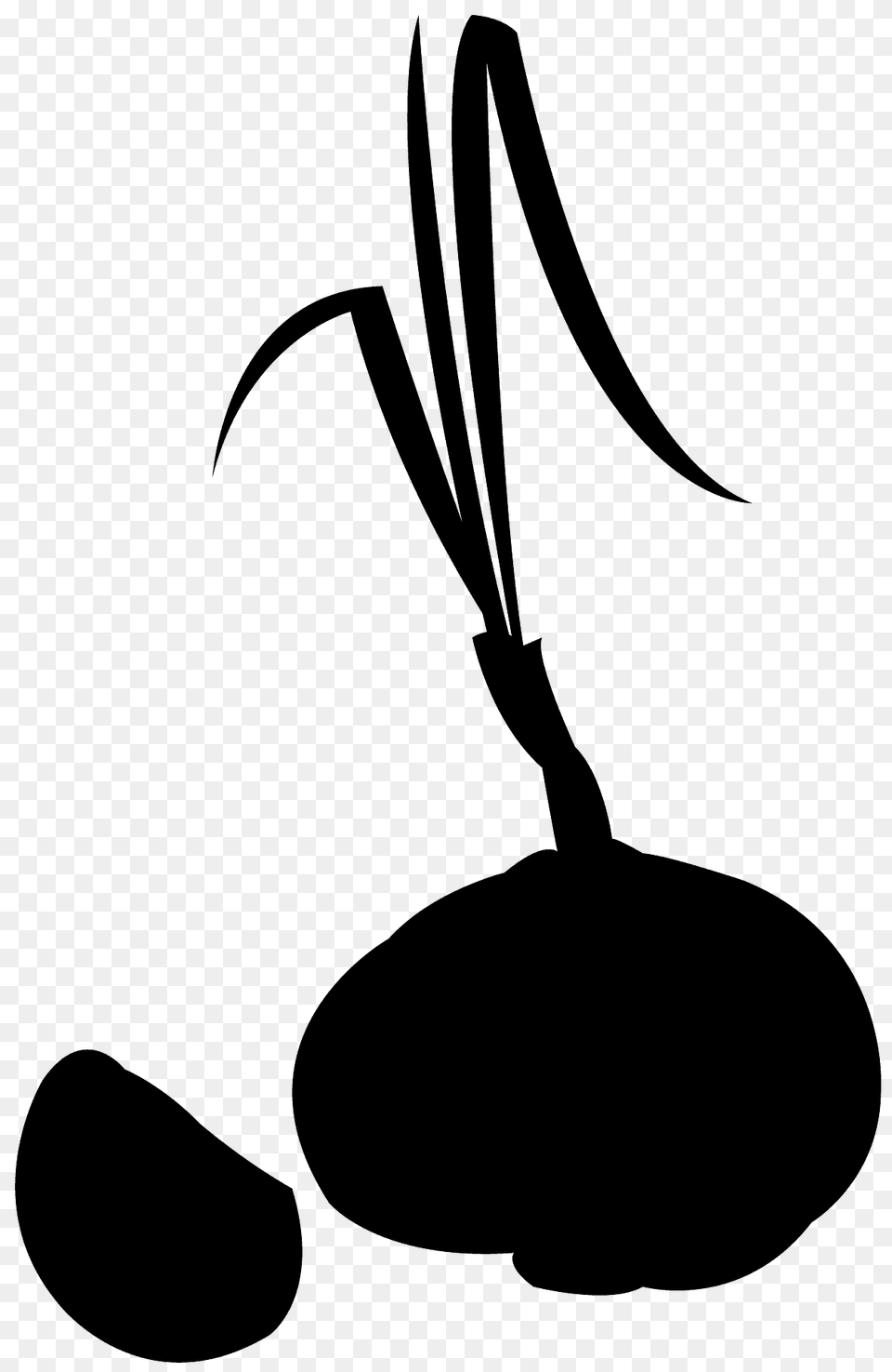 Garlic Silhouette, Animal, Bee, Insect, Invertebrate Free Png