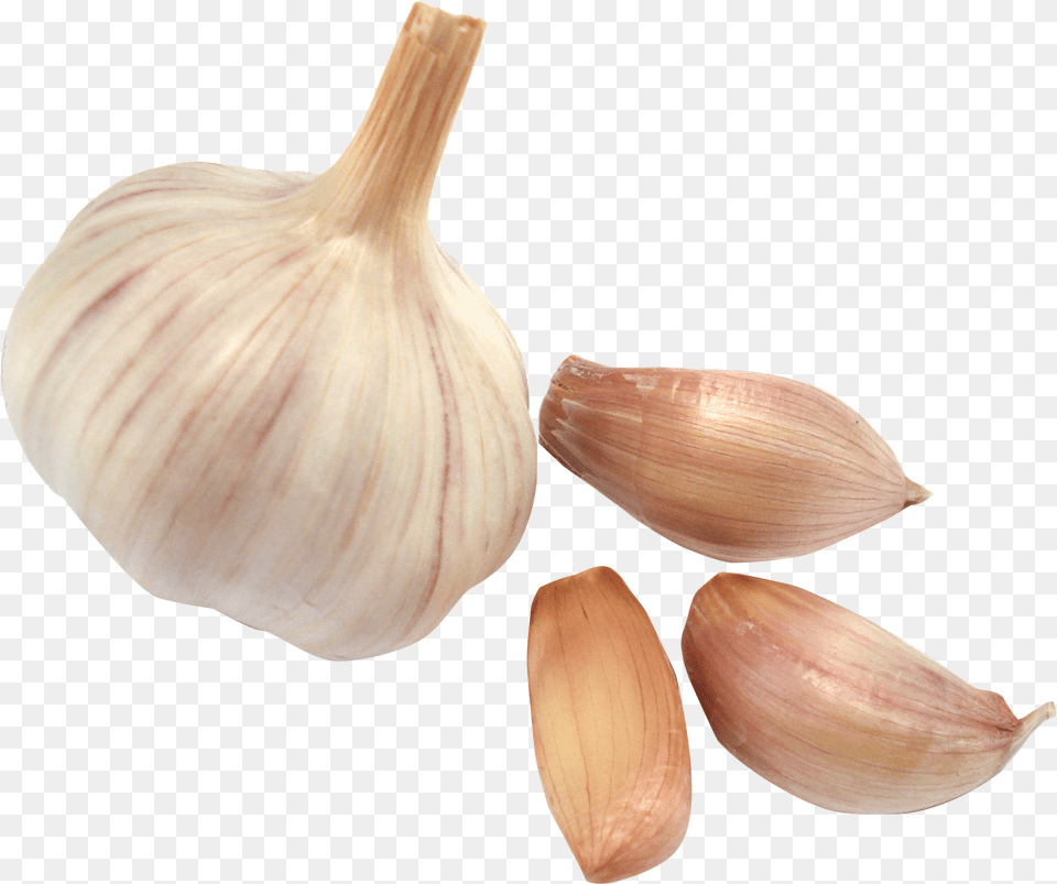 Garlic Transparent Background Cloves Garlic, Food, Produce, Plant, Vegetable Free Png