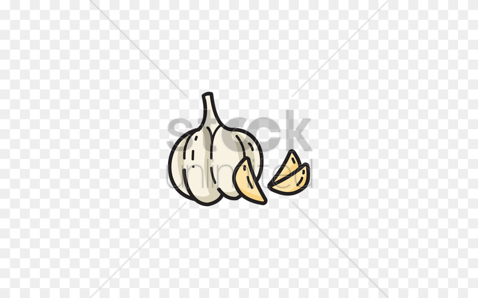 Garlic Vector Banana, Food, Fruit, Plant Png Image