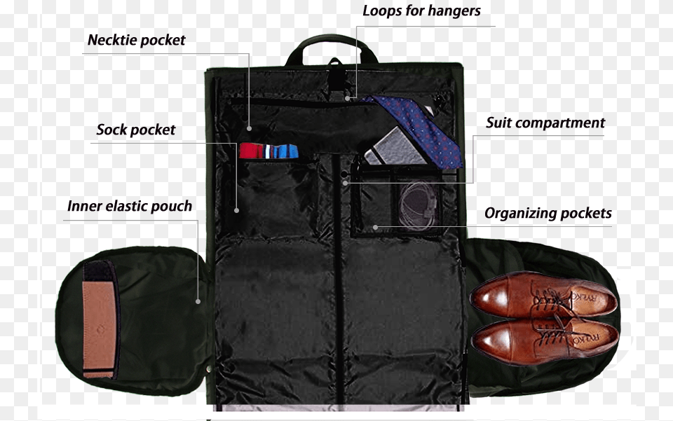 Garment Bag Details Hand Luggage, Clothing, Footwear, Shoe, Vest Free Transparent Png