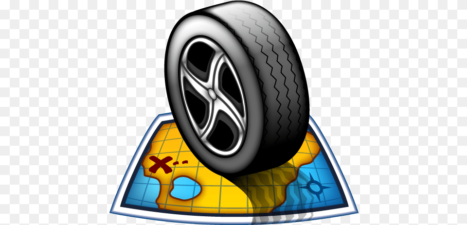Garmin Car Icon Downloads Road Trips Icon, Alloy Wheel, Car Wheel, Machine, Spoke Free Png
