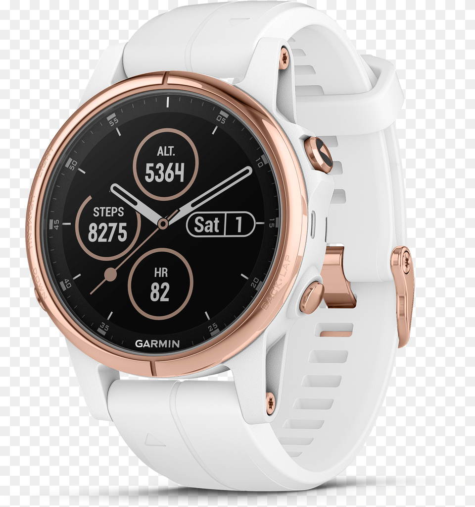 Garmin Fenix 5s Plus Sapphire Compact Multisport Watch, Arm, Body Part, Person, Wristwatch Free Png Download