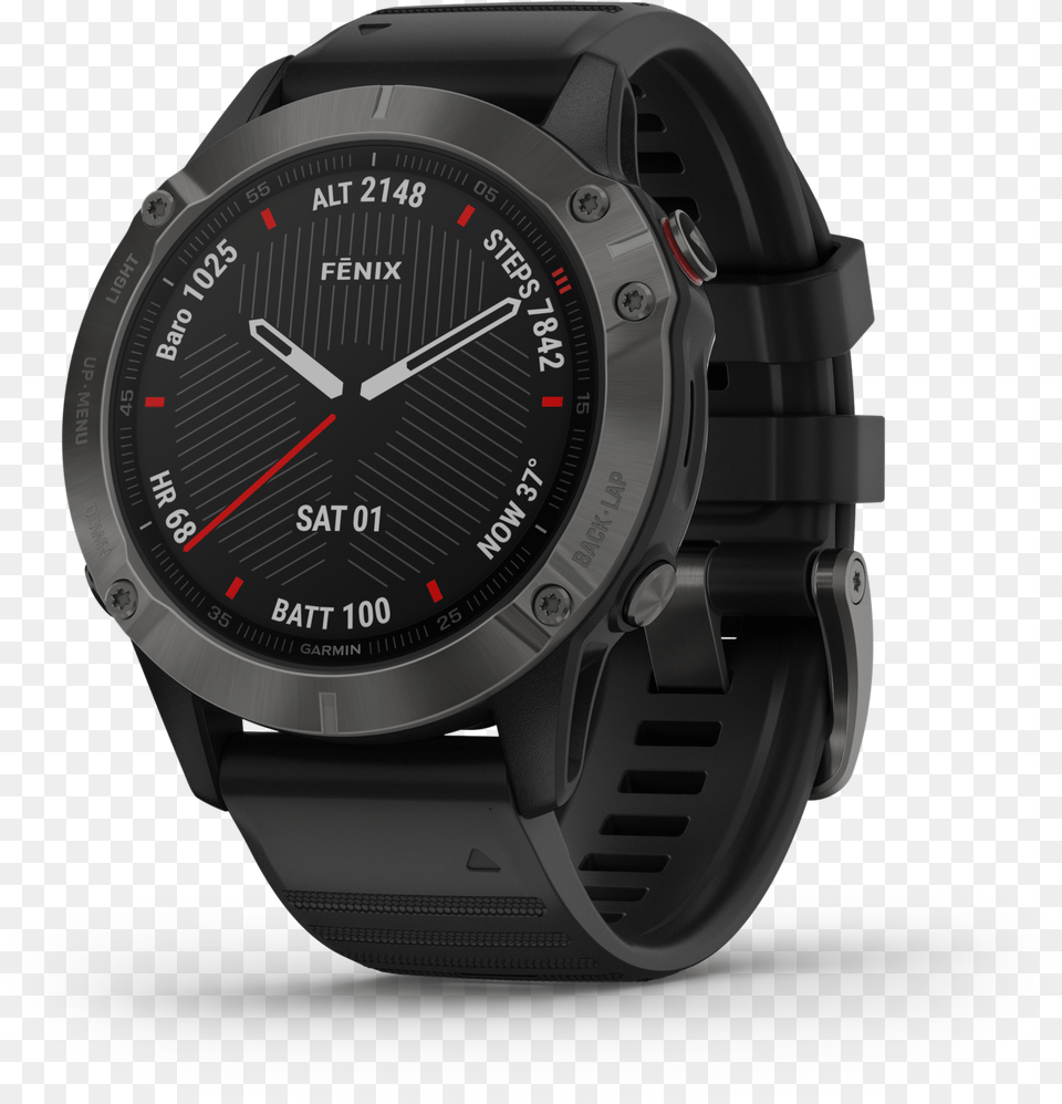 Garmin Fenix 6 Sapphire Multisport Gps Watch Carbon Garmin Fenix 5x Plus Sapphire, Arm, Body Part, Person, Wristwatch Free Png