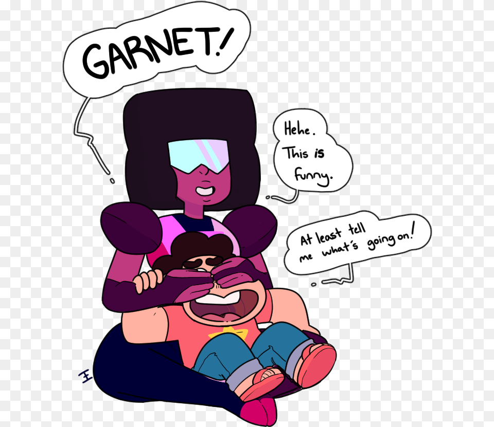 Garnet Hehe This Is Funny At Least Tell Me W Ina On Cartoon, Book, Comics, Publication, Baby Free Png Download