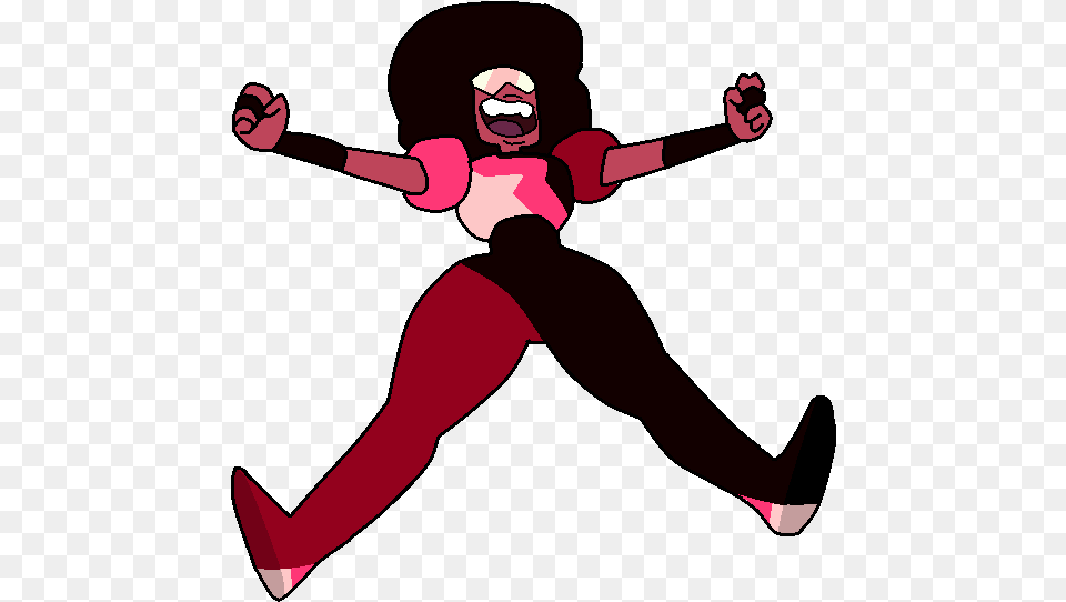 Garnet Jump Steven Universe Garnet Jumping, Adult, Female, Person, Woman Png Image