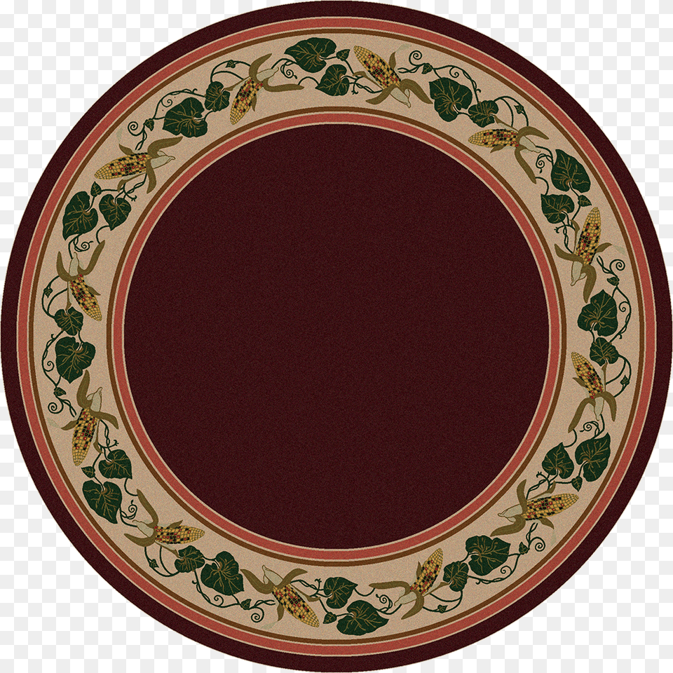 Garnet Round Rug Carpet, Home Decor, Plate Free Png